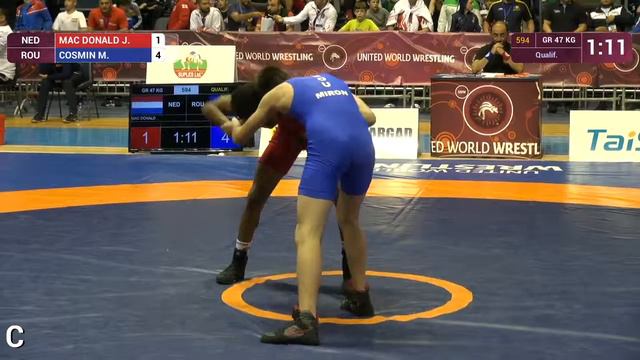 Junior Robertico MAC DONALD (NED) - Miron COSMIN (ROU).mp4 смотреть онлайн