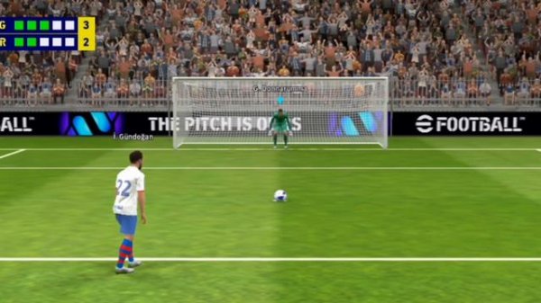 серия пенальти в efootball 24