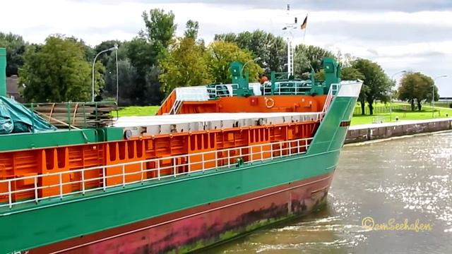 coaster PATRIOT P3SM5 IMO 9083885 Emden KüMo Frachtschiff cargo ship смотреть онлайн