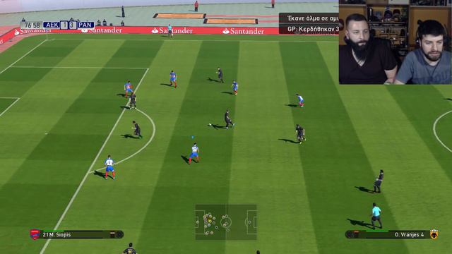 ΑΕΚ - Πανιώνιος | 17/5/2017 - PES 2017 смотреть онлайн