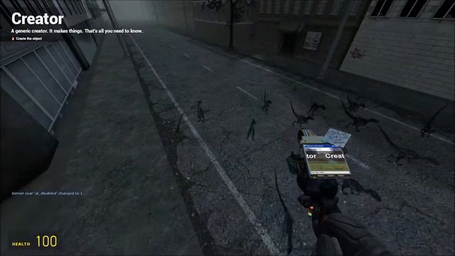 Dinosaurs Velociraptors VS Shadow Monsters Fog City SNPC Fight GMOD смотреть онлайн