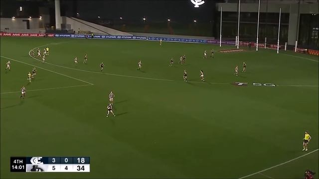 Daisy Walker - Highlights - AFLW Season 7 - Round 1 2022 - Carlton Blues vs Collingwood Magpies смотреть онлайн