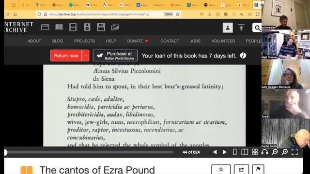 12 3 2023 The Cantos of Ezra Pound Week 3 смотреть онлайн