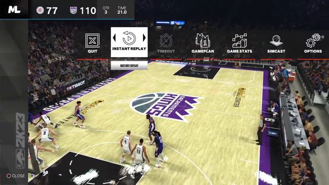 NBA2K Sacramento King All Pro franchise yr 2 (16-0 vs 12-4 Clippers) 2nd half'stream смотреть онлайн