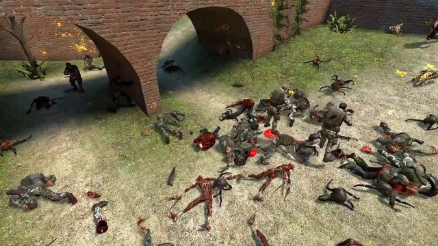 Garry's Mod HECU Vs Headcrab Zombies Vs Giant Rats