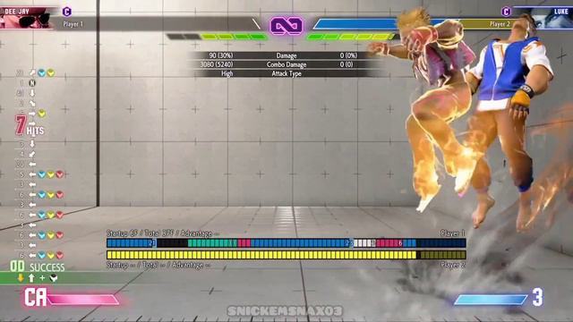 Dee Jay Feint Combos - Street Fighter 6 смотреть онлайн