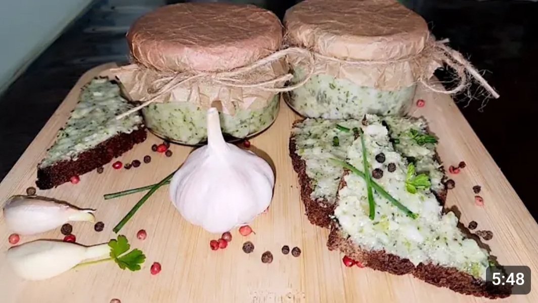 НАМАЗКА ИЗ САЛА НА ХЛЕБ.🍞🧄🌱 смотреть онлайн