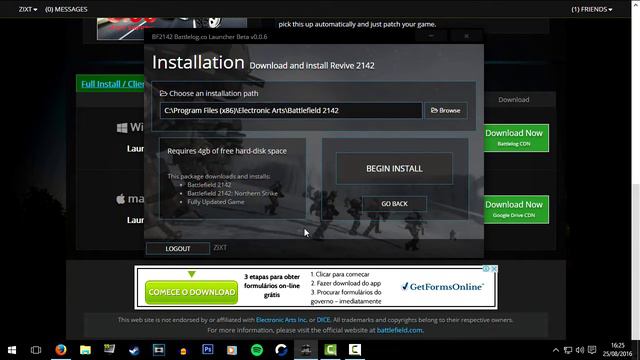 Battlefield 2 e 2142 Online! como Instalar Battlelog!! смотреть онлайн