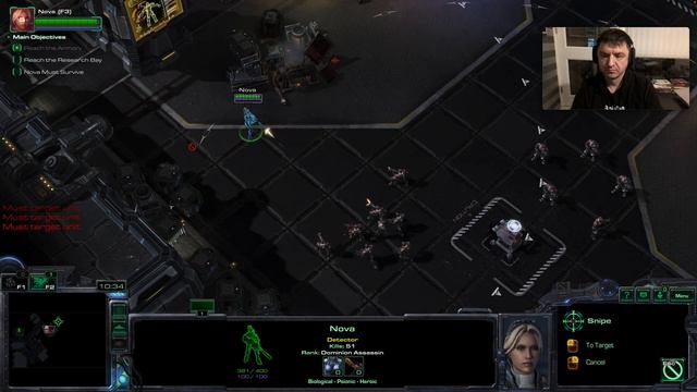 StarCraft II Nova Covert Ops - Mission 1 - The Escape [Extreme Quality] смотреть онлайн