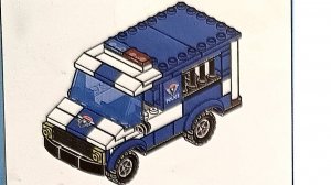 .Лего.Собираем из деталей лего. служебный автомобиль полиции. Lego. Лего. Схемы и инструкция