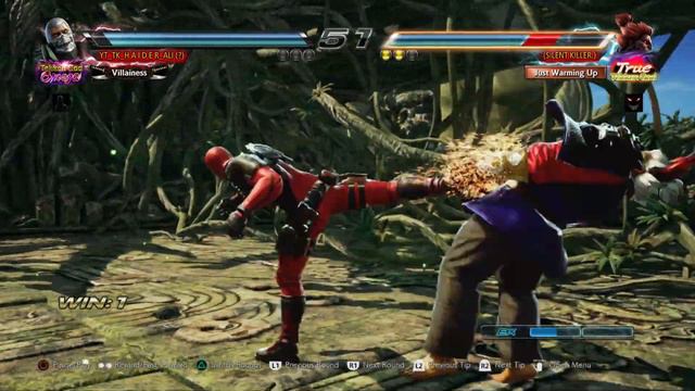 DeadPool using some Illegal cheats/codes in TEKKEN 7... смотреть онлайн