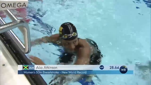 World Record! Alia Atkinson - 50m Breaststroke #8 Tokyo смотреть онлайн