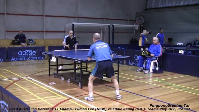 2014 Australian Veterans TT Champ., Ellman (NSW B) vs Eddie (VIC C), Teams Play-OFF, 3rd Set смотреть онлайн
