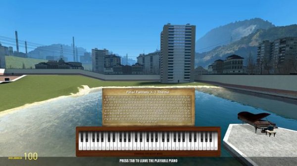 Garry's Mod - Playable Piano