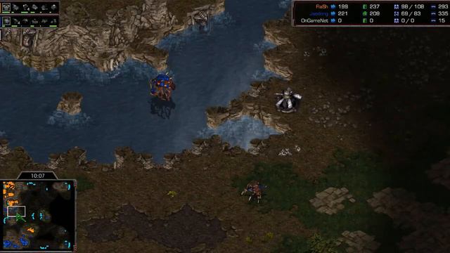 Flash (T) v Jaedong (Z) on Fighting Spirit - StarCraft - Brood War REMASTERED смотреть онлайн