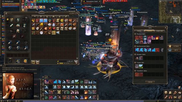 Lineage 2 Classic - Flamestone Giant (Raid Boss 65) Blazing Swamp (Aden) Talking Island Server