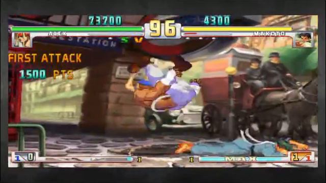 street fighter 3 alex vs makoto смотреть онлайн