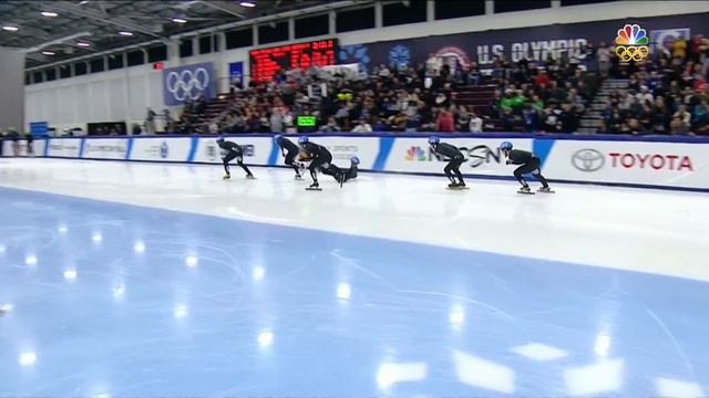Olympic Short Track Speedskating Trials | John-Henry Krueger Punches His Ticket To PyeongChang In T смотреть онлайн