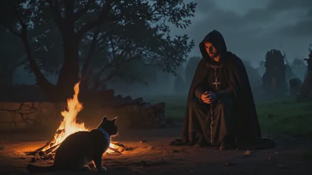 Нейроклип -"Чёрный кот" в стиле (Gothic Rock) (Viking Rock) (Rock Cover) (Ai Rock) (Udio Ai) смотреть онлайн