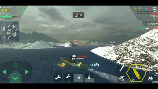 Battle of warships:Naval Blitz mod no reload смотреть онлайн