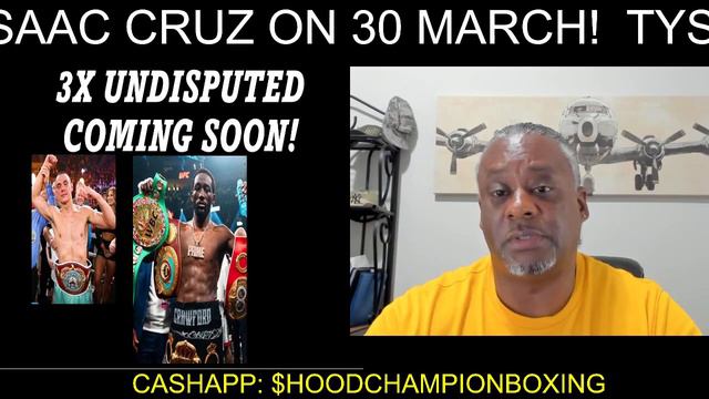 TERENCE CRAWFORD CAN BECOME 3X UNDISPUTED WITHIN 1 1/2. MAYBE 4X IF A FIGHT AT 168 HAPPENS NEXT YR смотреть онлайн