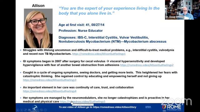 Patient’s Experience with Disorders of Gut-Brain Interaction with Dr. Doug Drossman & Johannah Rudd смотреть онлайн