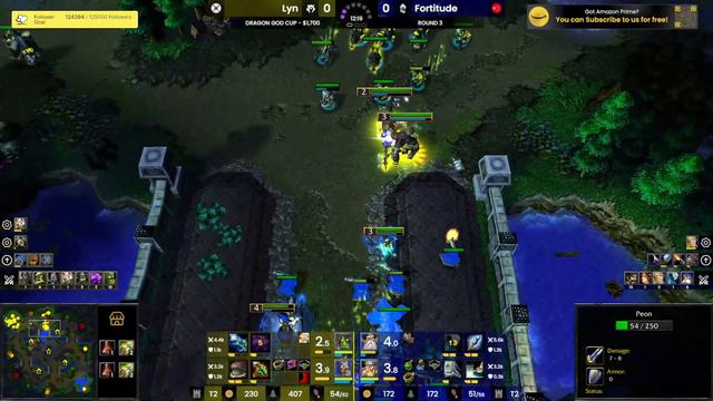 WC3 - [HU] Fortitude Vs Lyn [ORC] - Round 3 - Round Robin Bo3 - Faerie Dragon Cup #1