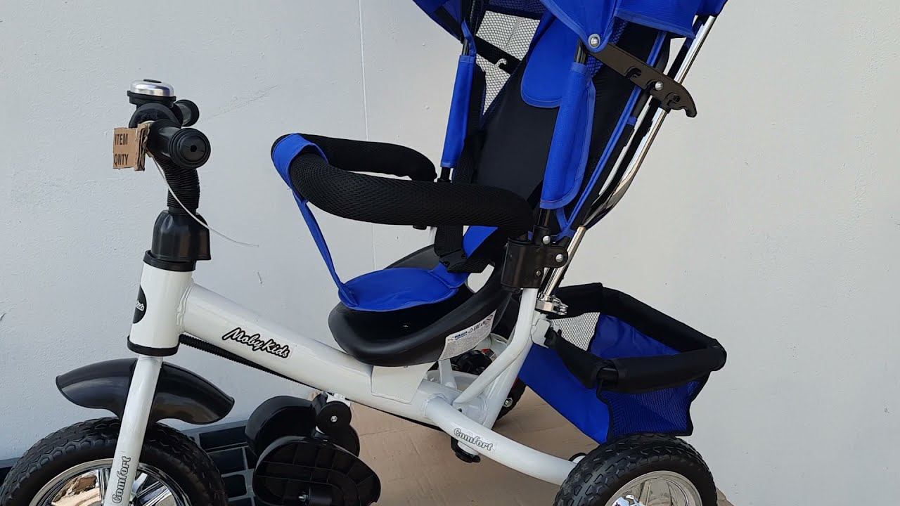 Moby Kids Comfort Eva 10/8 трехколесный велосипед Видеообзор. смотреть онлайн