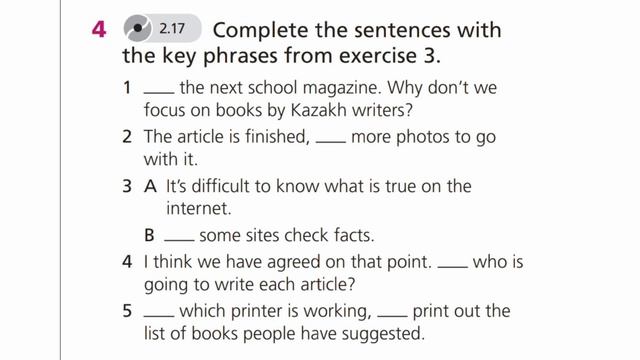 English Plus 9. Planning a project. Ex 4 p. 62 смотреть онлайн