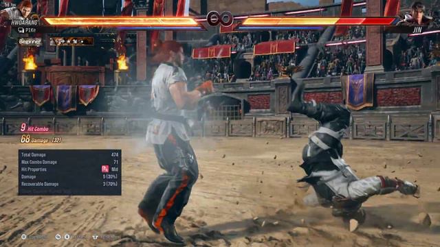 Tekken 8 - Hwoarang JFSR 102 Dmg Combo With Heat смотреть онлайн