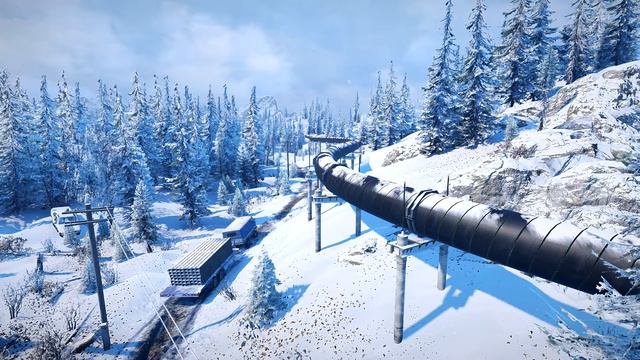 Музыка из игры Snowrunner (Аляска) смотреть онлайн