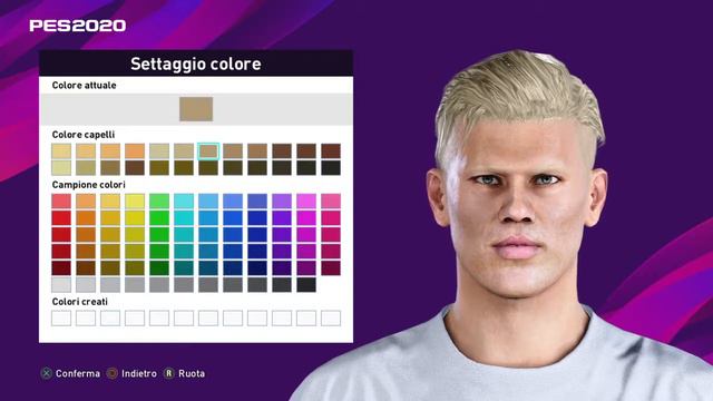 ERLİNG HAALAND PES 2020 FACE BUİLD смотреть онлайн