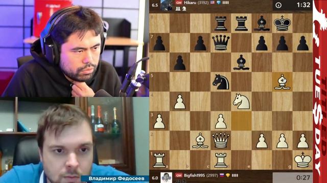 Мечты сбываются! Владимир Федосеев - Хикару Накамура смотреть онлайн