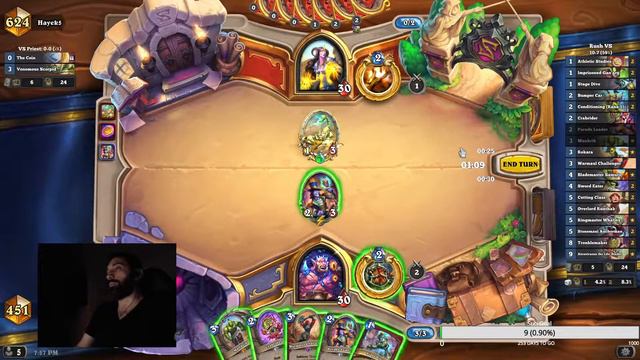 [Hearthstone Rush Warrior] Top 500 Legend Climb смотреть онлайн