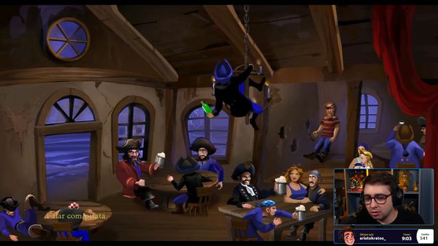 alanzoka jogando The Secret of Monkey Island - Parte #1 смотреть онлайн