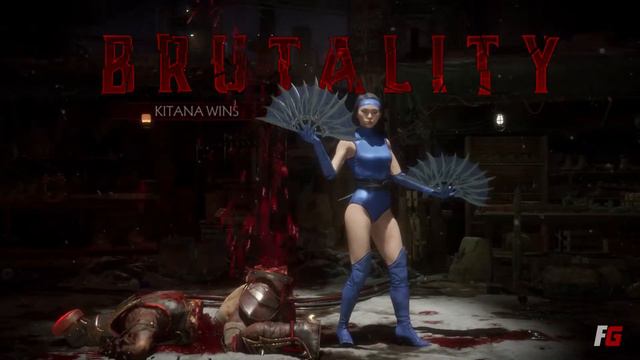 Mortal Kombat 11 - *New* Kitana "Slayer" Brutality Performed on all characters смотреть онлайн