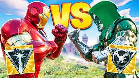 ДУМ VS ЖЕЛЕЗНЫЙ ЧЕЛОВЕК в Фортнайт смотреть онлайн