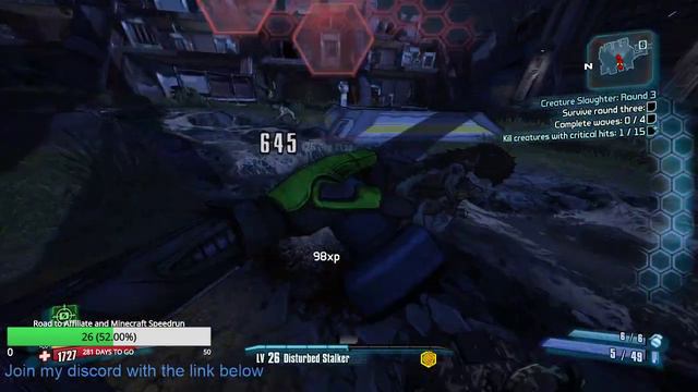 More of the borderlands 2 100% run with Zer0 VOD смотреть онлайн