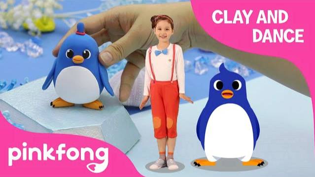 The Penguin Dance And Make Penguin With Clay | Clay And Dance | Pinkfong Songs For Children