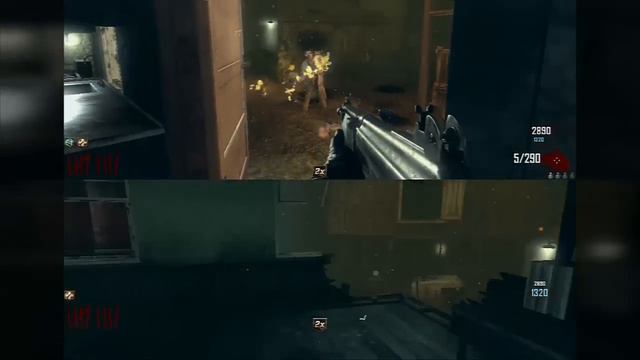 Black Ops 2 ZOMBIES | Split Screen | Survival with Friends (WAVE 16) смотреть онлайн