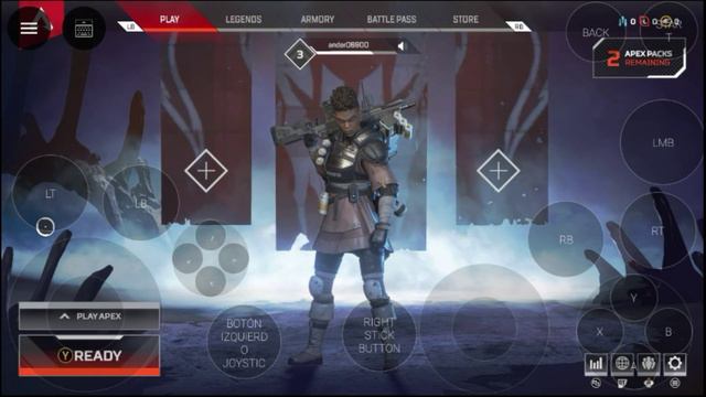 Apex legends gameplay (Android) via vortex (errores de servidor :'V) смотреть онлайн
