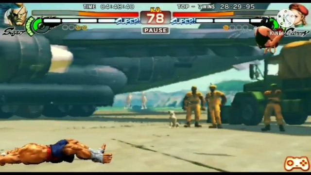 Street Fighter IV Champion Edition "SAGAT vs CAMMY" - HARD Arcade Mode Fight! смотреть онлайн