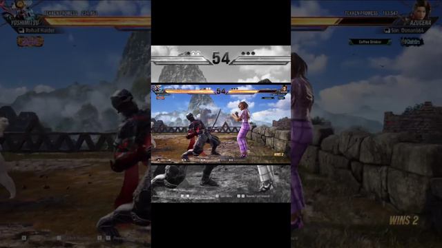 Perfect and Quick round against the Coffee Queen #yoshimitsu #tekken #gaming #rohail #yoshimaata смотреть онлайн