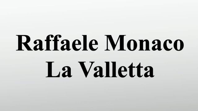 Raffaele Monaco La Valletta смотреть онлайн