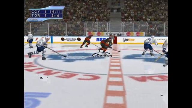 Sega Dreamcast NHL 2K2 Calgary Flames vs Toronto Maple Leafs THE GREAT TIE!!! смотреть онлайн
