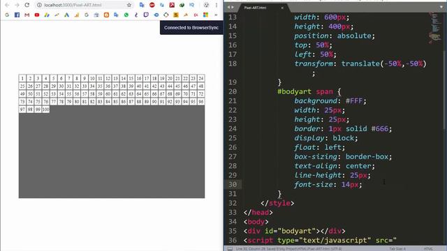 Create Heart Pixel ART With CSS - UX/UI смотреть онлайн