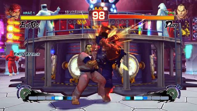 Evil Ryu vs Dan Hibiki, Ultra Street Fighter 4, usf4, Ultra Street Fighter IV, Capcom, PC gameplay, смотреть онлайн