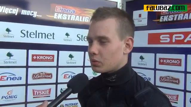 Adam Strzelec po meczu z Apatorem Toruń смотреть онлайн