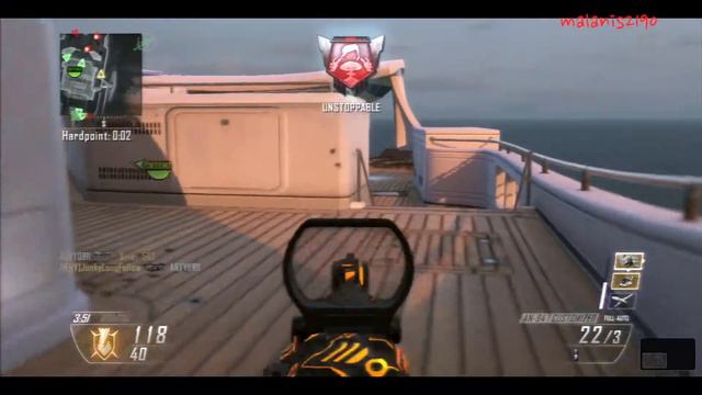 CoD Black Ops2- 34 unstoppable! [Call of Duty Black Ops2] AN-94!- Gameplay on Hijacked! смотреть онлайн