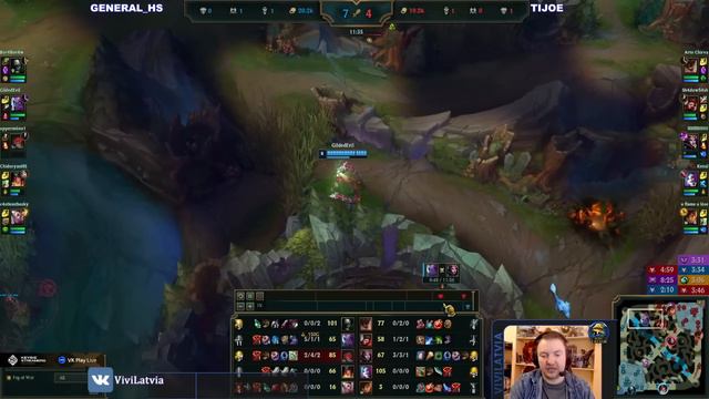 GENERAL_HS против TIJOE | KSI Турнир Лига Легенд | League Of Legends